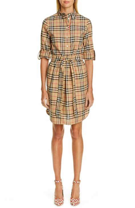 burberry plaid dresses|burberry dresses nordstrom.